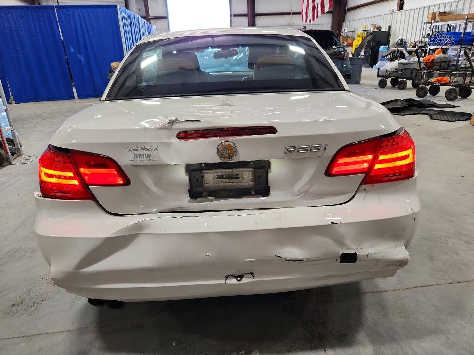 2011 BMW 3er VIN WBADW3C59BE537512 COPART salvage auction — REAR END, Sc - Cert Of Title-Salvage, sold $1,400 on 2026-07-06 (photo 6)