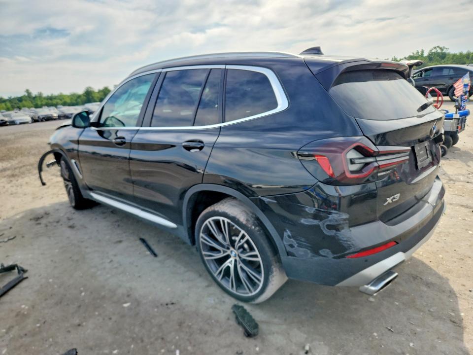2022 BMW X3 VIN 5UX53DP00N9K58319 COPART salvage auction — FRONT END, Va - Cert Of Title - Salvage, sold $4,850 on 2026-07-29 (photo 2)