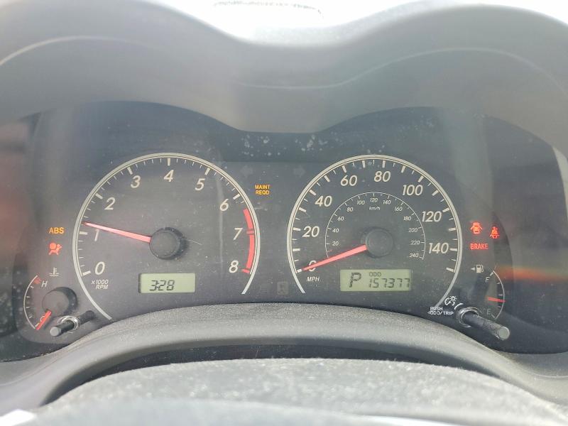 2009 Toyota Corolla VIN JTDBL40E299079408 COPART salvage auction — FRONT END, Nc - Salvage Certificate Of Title, sold $225 on 2026-07-29 (photo 9)