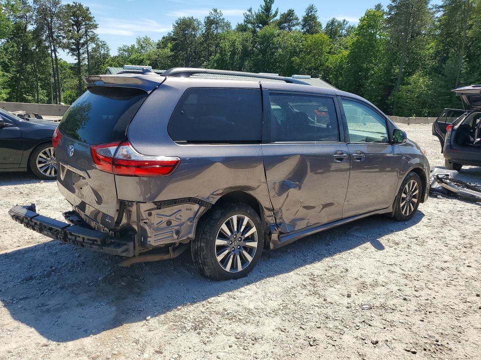2020 Toyota Sienna VIN 5TDJZ3DC2LS242368 COPART salvage auction — SIDE, Ma - Cert Of Title-Salvage, sold $3,550 on 2026-07-15 (photo 3)