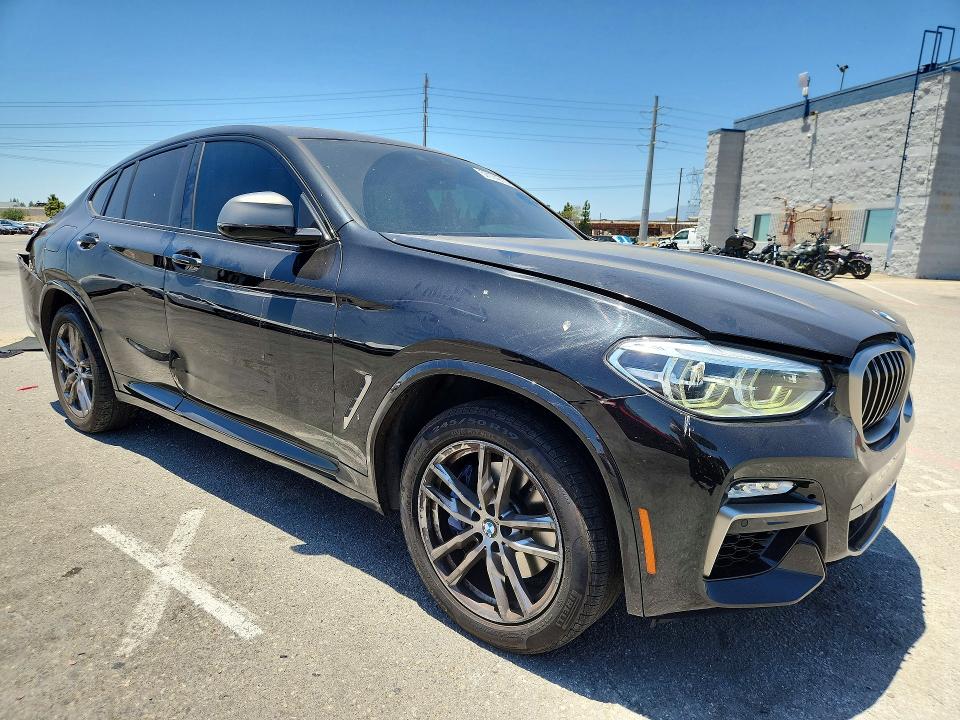 2019 BMW X4 VIN 5UXUJ5C50KLJ64402 COPART salvage auction — REAR END, CA - SALVAGE CERTIFICATE, sold $150 on 2026-07-21 (photo 4)