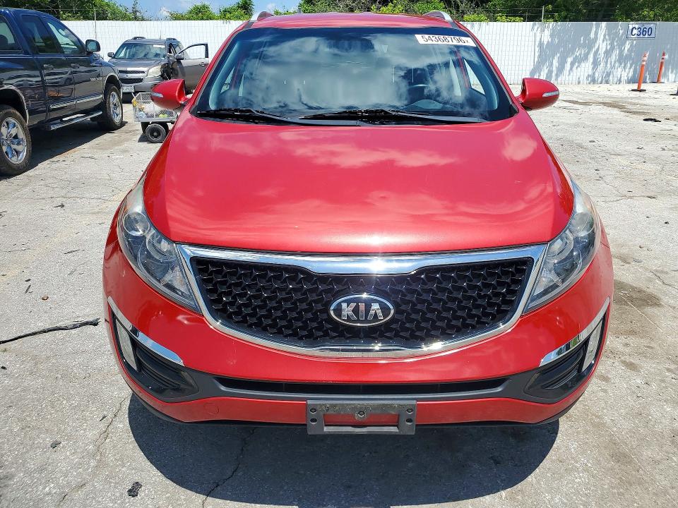 2014 Kia Sportage VIN KNDPC3AC3E7599247 COPART salvage auction — REAR END, MO - SALVAGE CERTIFICATE OF TITLE, sold $1,100 on 2026-07-02 (photo 5)