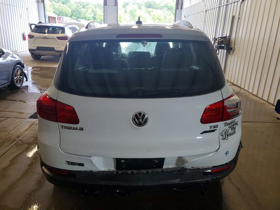 2017 Volkswagen Tiguan VIN WVGAV7AX2HK030803 COPART salvage auction — REAR END, Pa - Certificate Of Salvage, sold $1,300 on 2026-07-22 (photo 6)