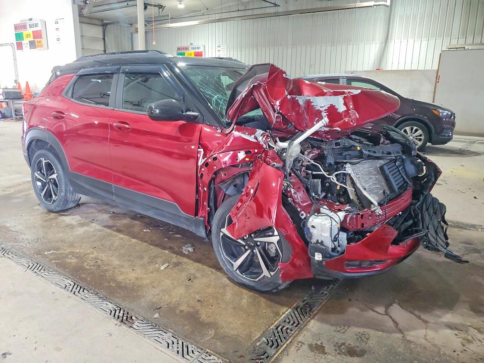 2021 Chevrolet Trailblazer VIN KL79MUSL1MB082001 COPART salvage auction — FRONT END, Pa - Certificate Of Salvage, sold $1,400 on 2026-07-06 (photo 4)