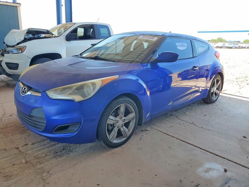 2012 Hyundai Veloster VIN KMHTC6AD8CU082559 COPART salvage auction — MINOR DENT/SCRATCHES, Az - Certificate Of Title, sold $575 on 2026-07-28 (photo 1)