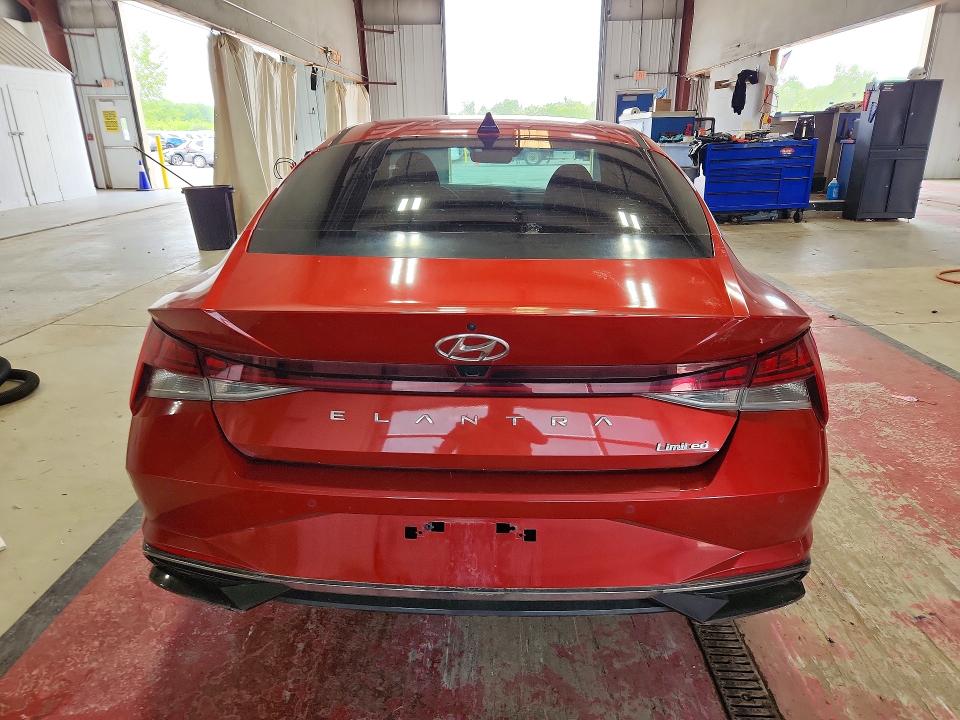 2021 Hyundai Elantra VIN KMHLP4AG3MU101684 COPART salvage auction — FRONT END, Pa - Certificate Of Salvage, sold $1,900 on 2026-07-20 (photo 6)
