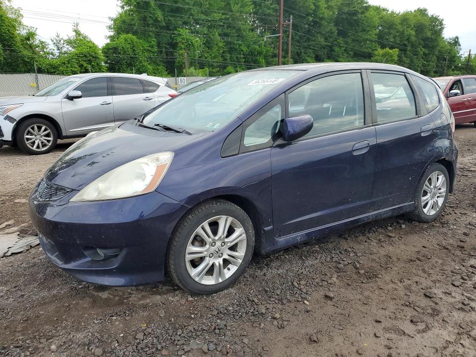 2009 Honda Fit VIN JHMGE88459S028172 COPART salvage auction — REAR END, Pa - Cert Of Title, sold $900 on 2026-07-22 (photo 1)