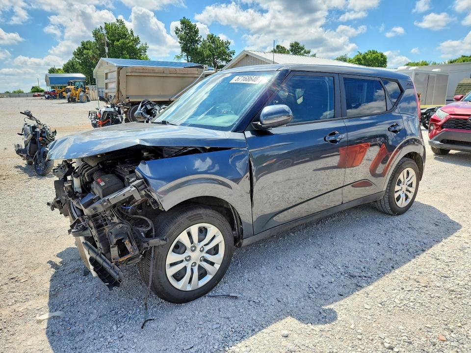 2021 Kia Soul VIN KNDJ23AU1M7786616 COPART salvage auction — FRONT END, Ar - Cert Of Title-Salvage, sold $2,100 on 2026-07-27 (photo 1)