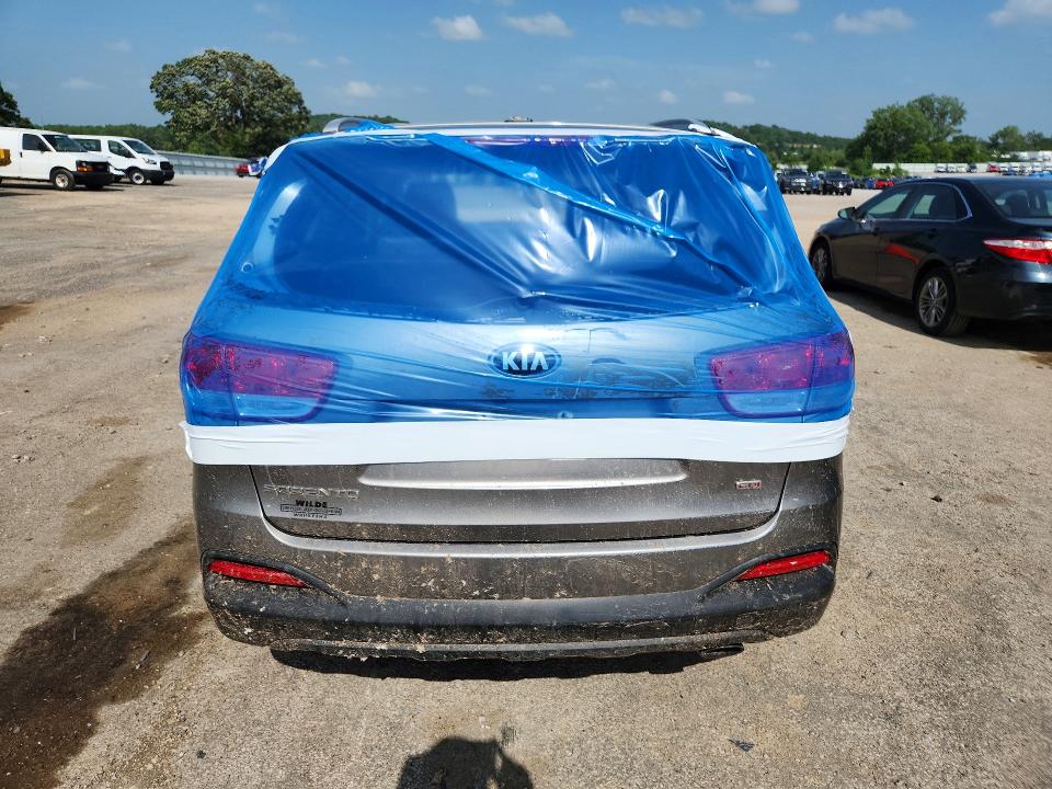 2017 Kia Sorento VIN 5XYPGDA3XHG286309 COPART salvage auction — REAR END, Wi - Certificate Of Title, sold $1,100 on 2026-07-28 (photo 6)