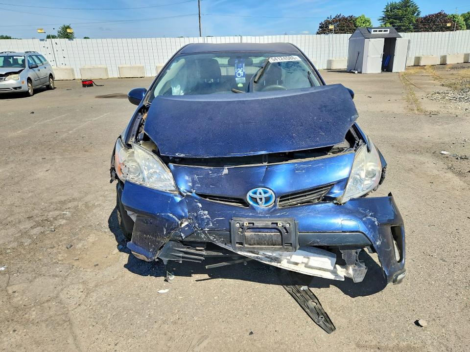 2014 Toyota Prius VIN JTDKN3DUXE1793401 COPART salvage auction — FRONT END, Or - Salvage Title Certificate, sold $1,400 on 2026-07-20 (photo 5)