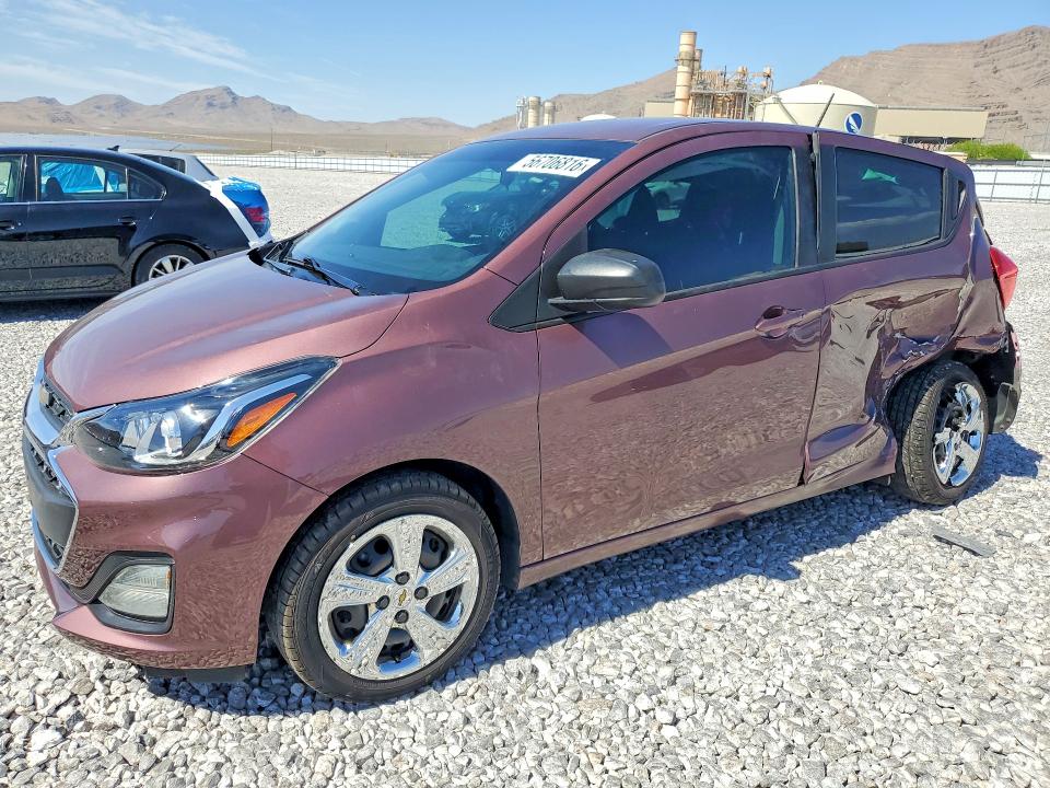 2020 Chevrolet Spark VIN KL8CB6SA8LC478436 COPART salvage auction — SIDE, Az - Cert Of Title - Salvage, sold $1,650 on 2026-07-08 (photo 1)