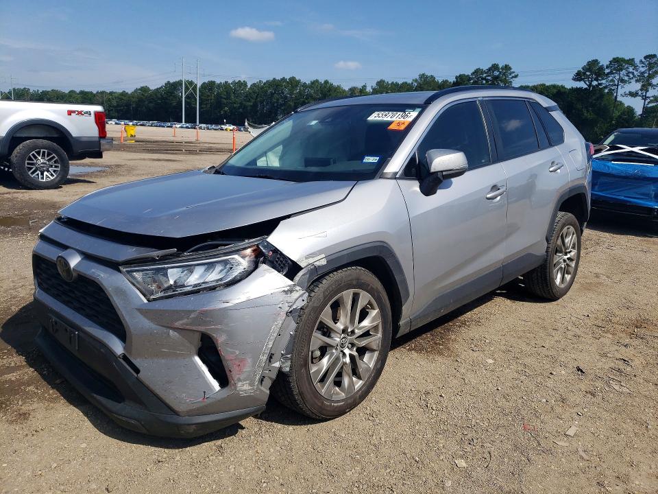 2019 Toyota Rav4 VIN JTMC1RFV2KD512372 COPART salvage auction — ALL OVER, TX - SALVAGE VEHICLE TITLE, sold $8,600 on 2026-07-07 (photo 1)
