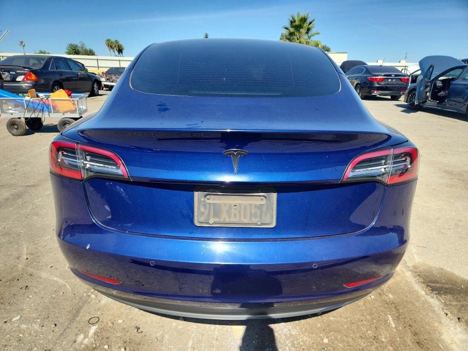 2021 Tesla Model 3 VIN 5YJ3E1EA3MF919536 COPART salvage auction — FRONT END, Ca - Salvage Certificate, sold $3,750 on 2026-07-24 (photo 6)