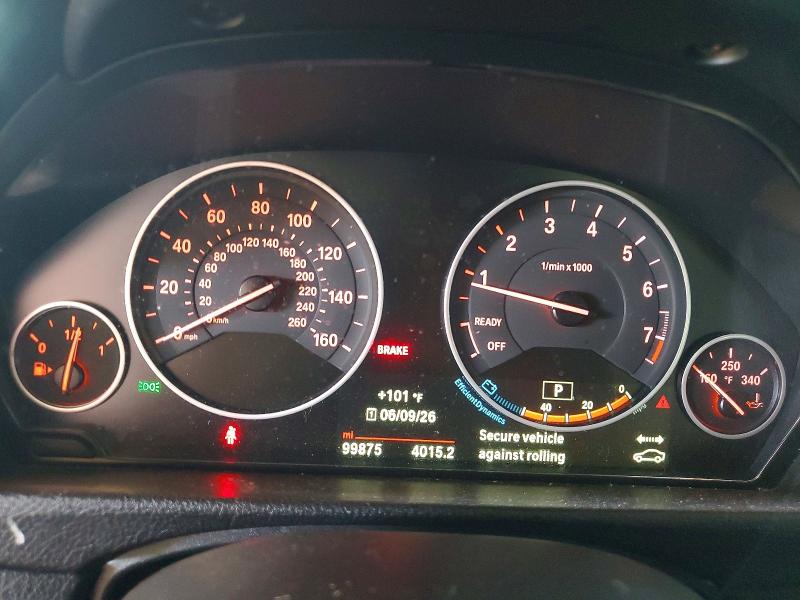 2018 BMW 3er VIN WBA8E1G58JNU92791 COPART salvage auction — FRONT END, Az - Cert Of Title - Salvage, sold $2,800 on 2026-08-03 (photo 9)