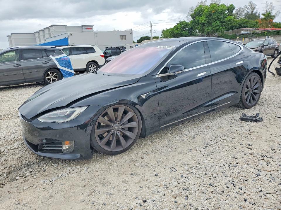 2017 Tesla Model s VIN 5YJSA1E25HF222326 — COPART salvage auction photo
