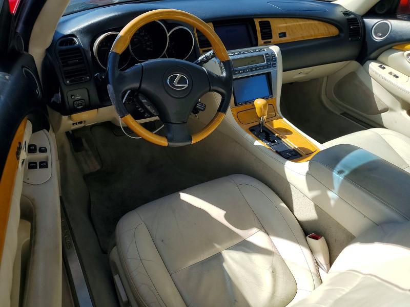 2002 Lexus Sc VIN JTHFN48Y020008601 COPART salvage auction — FRONT END, Ca - Salvage Certificate, sold $1,050 on 2026-07-20 (photo 8)