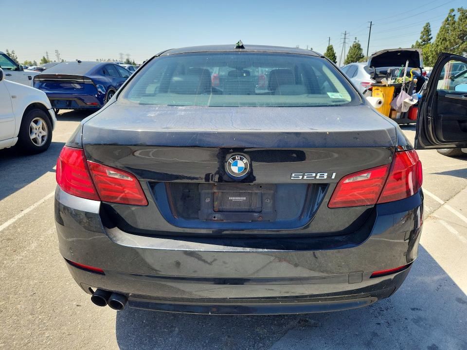 2013 BMW 5er VIN WBAXG5C54DDY35299 COPART salvage auction — FRONT END, CA - SALVAGE CERTIFICATE, sold $1,250 on 2026-07-28 (photo 6)