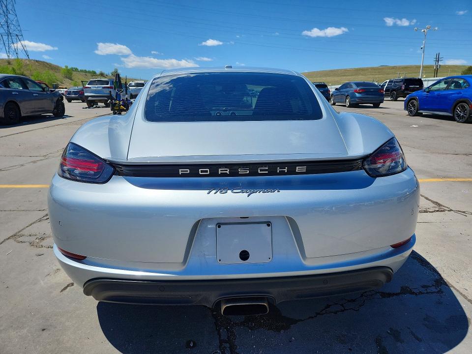 2018 Porsche Cayman VIN WP0AA2A85JK261146 COPART salvage auction — FRONT END, Co - Public - Salvage Title, sold $28,750 on 2026-07-20 (photo 6)