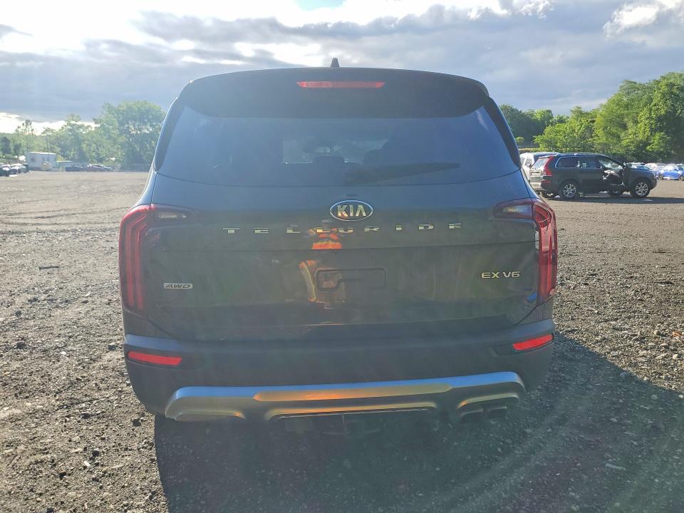 2021 Kia Telluride VIN 5XYP3DHC5MG132506 COPART salvage auction — FRONT END, NY - MV-907A SALVAGE CERTIFICATE, sold $5,200 on 2026-07-02 (photo 6)
