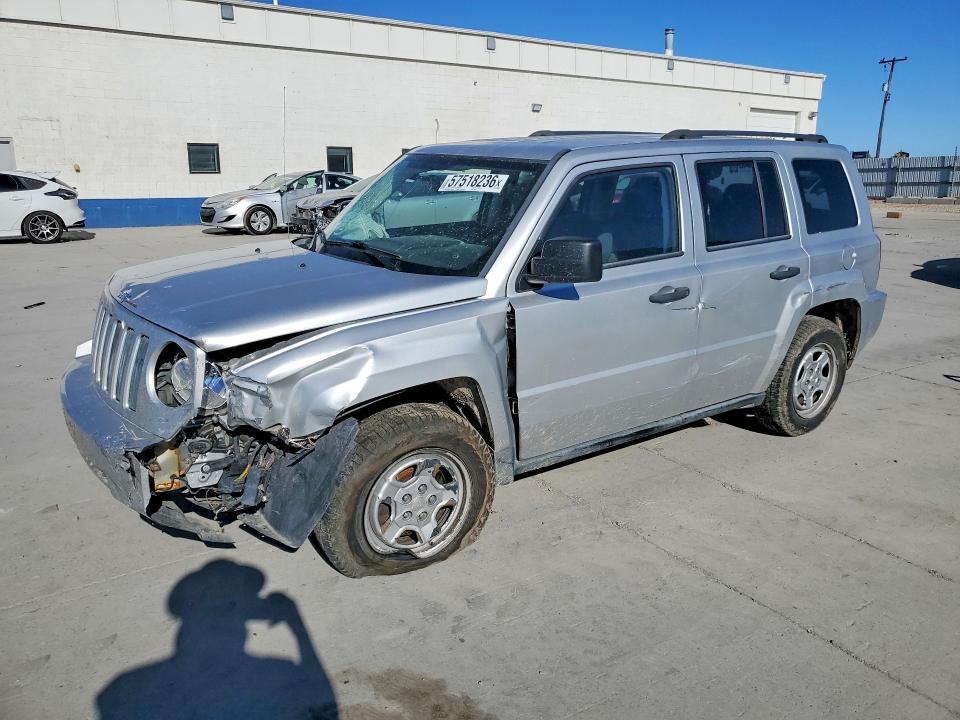 2008 Jeep Liberty (patriot) VIN 1J8FF28W98D636779 COPART salvage auction — FRONT END, UT - SALVAGE CERTIFICATE, sold $350 on 2026-08-03 (photo 1)
