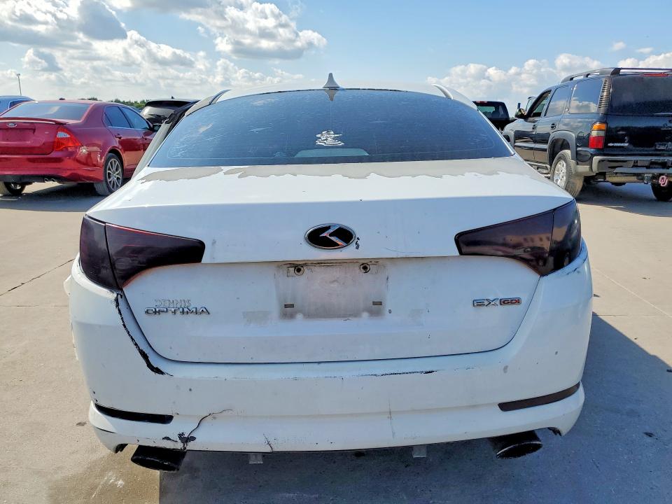 2012 Kia VIN 5XXGN4A70CG068384 COPART salvage auction — FRONT END, Tx - Salvage Vehicle Title, sold $350 on 2026-07-09 (photo 6)