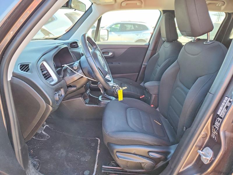 2018 Jeep Renegade VIN ZACCJABB7JPH03069 COPART salvage auction — FRONT END, Il - Salvage Certificate, sold $2,700 on 2026-07-09 (photo 7)