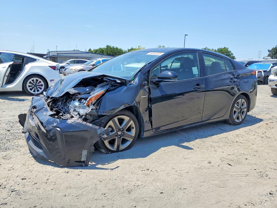 2020 Toyota Prius VIN JTDKARFU8L3113752 COPART salvage auction — FRONT END, Ca - Salvage Certificate, sold $2,500 on 2026-07-07 (photo 1)