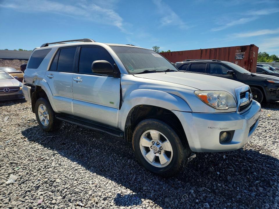 2007 Toyota 4runner VIN JTEZU14R178086405 COPART salvage auction — REAR END, Al - Cert Of Title-Salvage Title, sold $250 on 2026-07-28 (photo 4)