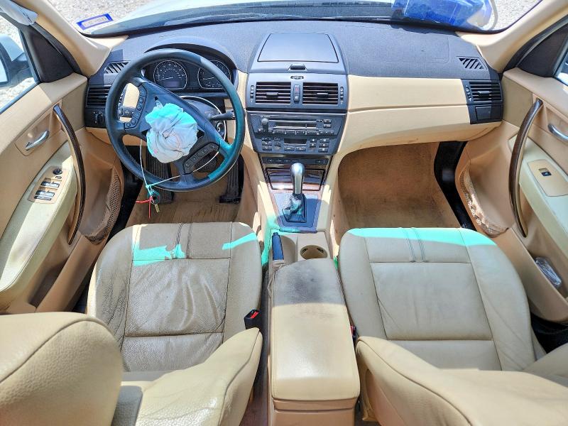 2006 BMW X3 VIN WBXPA93486WG75282 COPART salvage auction — FRONT END, Tx - Salvage Vehicle Title, sold $300 on 2026-07-02 (photo 8)