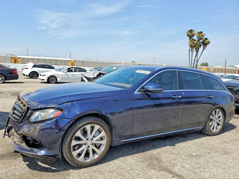 2017 Mercedes-benz E-klasse VIN WDDZH6GB1HA165853 COPART salvage auction — REAR END, Ca - Salvage Certificate, sold $4,550 on 2026-07-24 (photo 1)