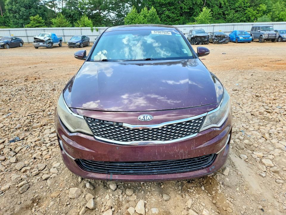 2016 Kia VIN 5XXGT4L31GG104492 COPART salvage auction — DAMAGE HISTORY, Nc - Dealer Only Salvage Title, sold $925 on 2026-07-27 (photo 5)