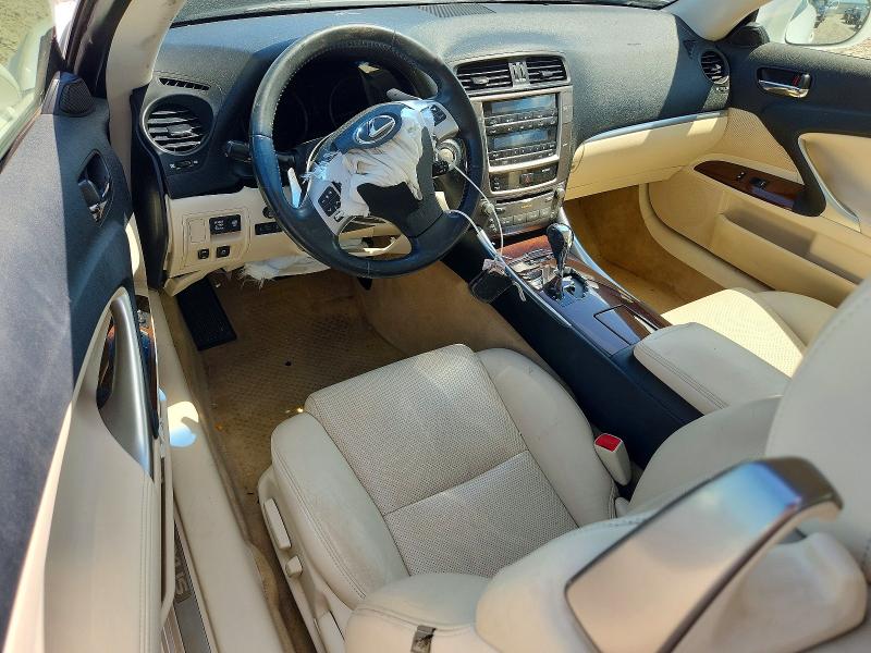 2013 Lexus VIN JTHFF2C25D2529292 COPART salvage auction — FRONT END, IL - SALVAGE CERTIFICATE, sold $500 on 2026-07-27 (photo 8)