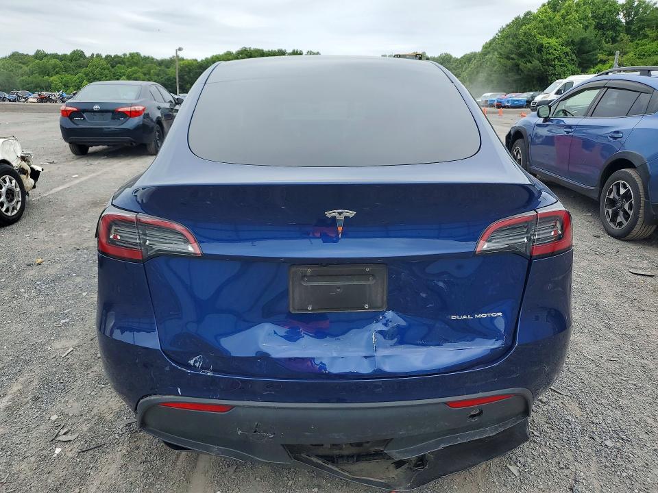2025 Tesla Model y VIN 7SAYGDEE9SA349981 COPART salvage auction — REAR END, Pa - Certificate Of Salvage, sold $14,000 on 2026-07-20 (photo 6)