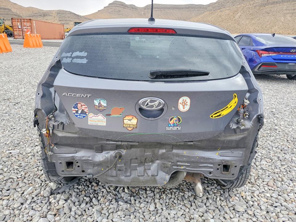 2014 Hyundai Accent VIN KMHCT5AE8EU194963 COPART salvage auction — REAR END, Nv - Salvage Title, sold $1,200 on 2026-07-13 (photo 6)