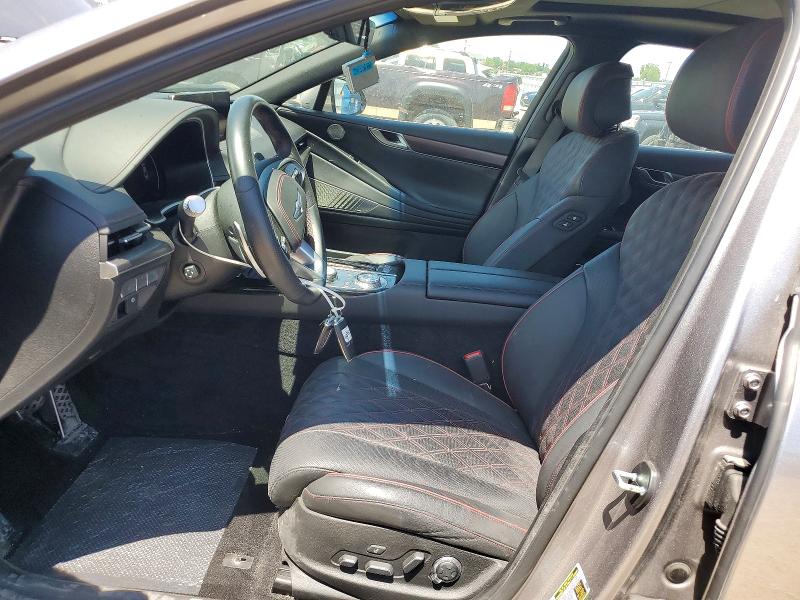 2024 Genesis G80 VIN KMTGA4SCDRU228028 COPART salvage auction — HAIL, Ia - Cert Of Title-Salvage Title, sold $15,900 on 2026-08-26 (photo 7)