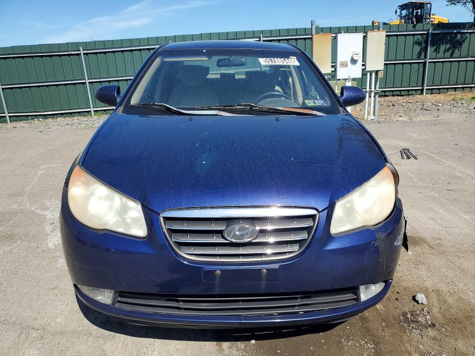 2007 Hyundai Elantra VIN KMHDU46D57U023571 COPART salvage auction — FRONT END, PA - CERT OF TITLE, sold $750 on 2026-07-29 (photo 5)