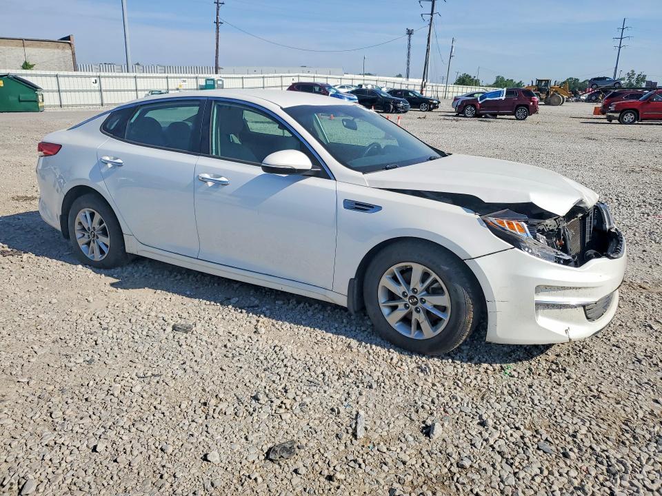 2017 Kia Optima VIN KNAGT4L35H5137949 COPART salvage auction — FRONT END, OH - CERTIFICATE OF TITLE, sold $1,000 on 2026-07-10 (photo 4)