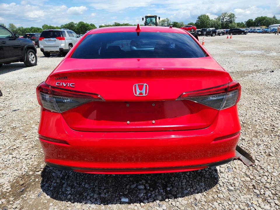 2022 Honda Civic VIN 2HGFE1F75NH304564 COPART salvage auction — FRONT END, OH - CERT OF TITLE-SALVAGE, sold $3,150 on 2026-07-02 (photo 6)