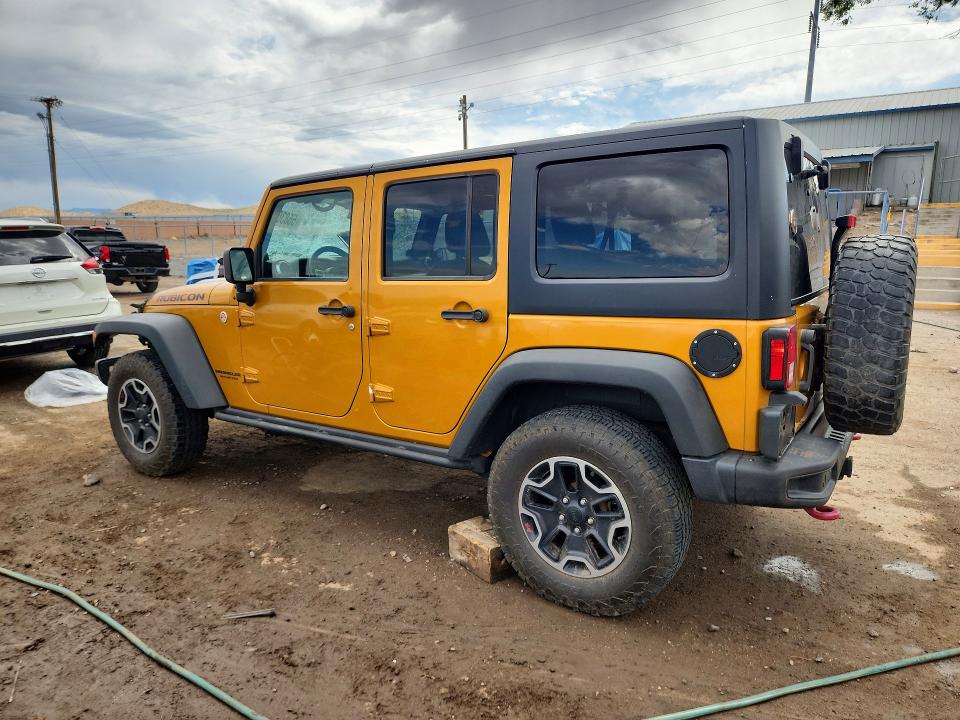 2014 Jeep Wrangler / VIN 1C4HJWFG0EL302028 COPART salvage auction — ENGINE BURN, Nm - Non-Repairable Vehicle Cert, sold $200 on 2026-07-23 (photo 2)