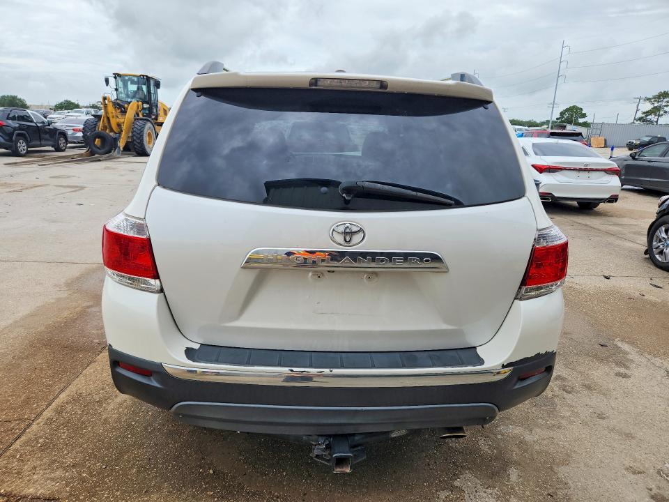 2011 Toyota Highlander VIN 5TDYK3EH9BS047444 COPART salvage auction — FRONT END, La - Cert Of Title-Salvage, sold $5,300 on 2026-07-29 (photo 6)