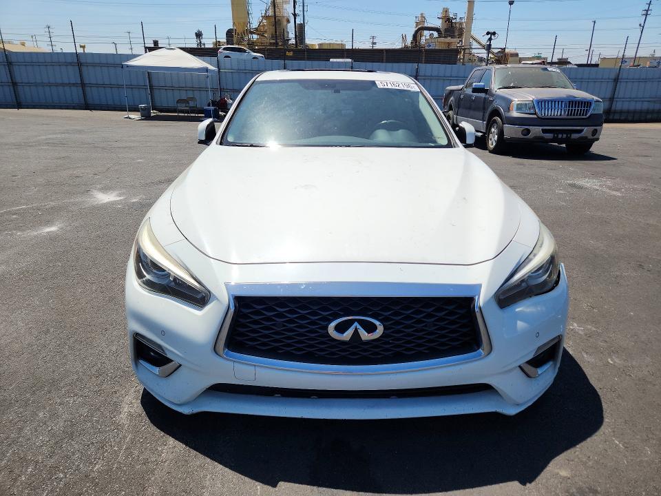 2018 Infiniti Q50 VIN JN1EV7AP2JM362758 COPART salvage auction — VANDALISM, Ca - Salvage Certificate, sold $4,350 on 2026-07-15 (photo 5)