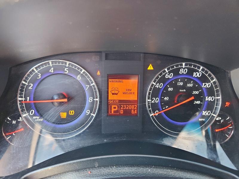 2010 Infiniti Ex35 VIN JN1AJ0HR6AM753226 COPART salvage auction — HAIL, Co - Public - Salvage Title, sold $550 on 2026-07-27 (photo 9)