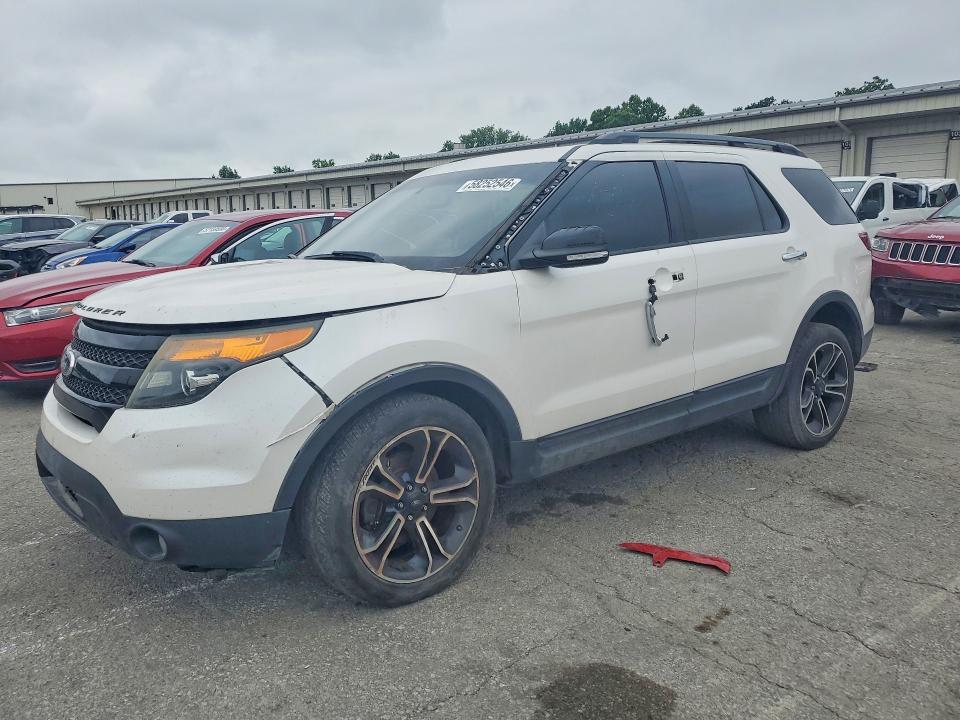 2014 Ford Explorer sport trac VIN 1FM5K8GT1EGB77696 COPART salvage auction — FRONT END, IL - SALVAGE CERTIFICATE (P), sold $1,150 on 2026-07-09 (photo 1)