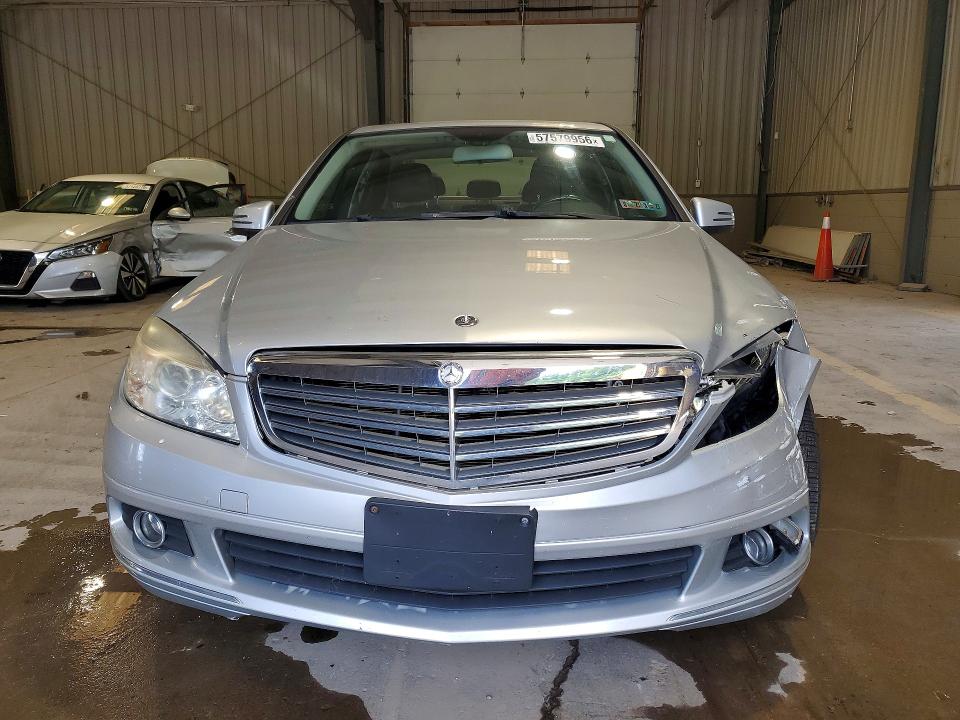 2011 Mercedes-benz C class VIN WDDGF8BB4BR136355 COPART salvage auction — FRONT END, PA - CERTIFICATE OF SALVAGE, sold $600 on 2026-07-15 (photo 5)