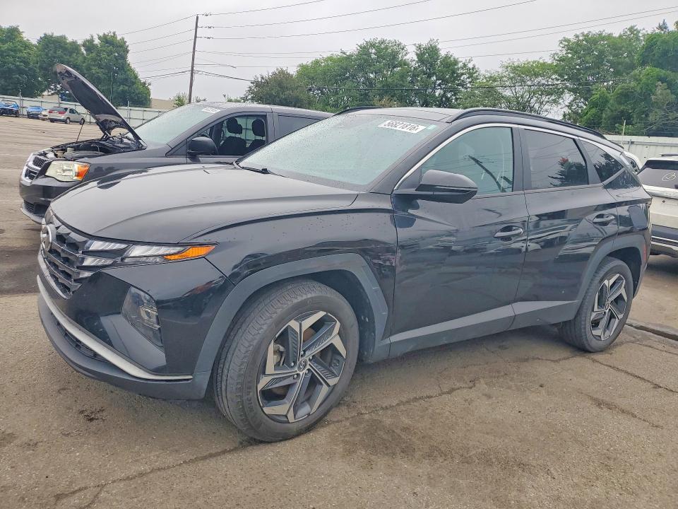 2022 Hyundai Tucson VIN KM8JFCA18NU024005 COPART salvage auction — MINOR DENT/SCRATCHES, Oh - Cert Of Title-Salvage, sold $7,200 on 2026-07-08 (photo 1)