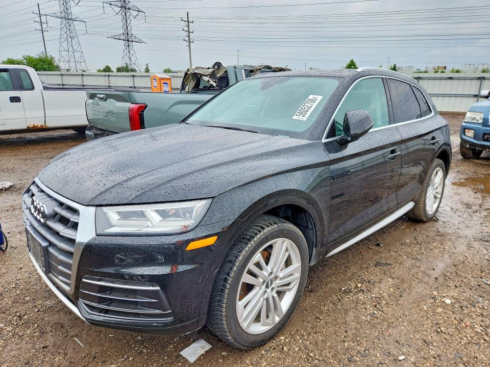 2018 Audi Q5 VIN WA1BNAFYXJ2017675 COPART salvage auction — WATER/FLOOD, Il - Salvage Cert-Flood, sold $7,100 on 2026-07-16 (photo 1)