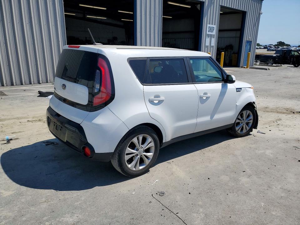 2016 Kia Soul VIN KNDJP3A57G7268511 COPART salvage auction — FRONT END, Ca - Salvage Certificate, sold $1,500 on 2026-07-09 (photo 3)
