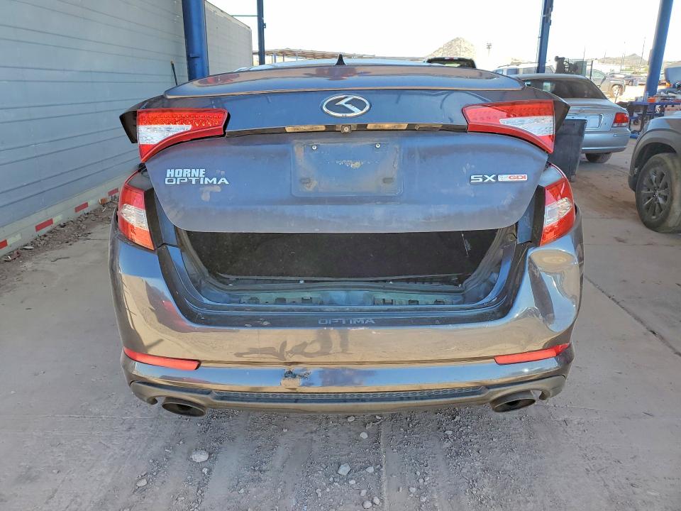2011 Kia Optima VIN KNAGR4A64B5114214 COPART salvage auction — REAR END, Az - Cert Of Title - Salvage, sold $1,350 on 2026-07-07 (photo 6)