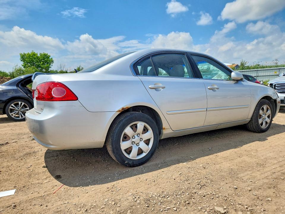 2007 Kia Optima VIN KNAGE123775158181 COPART salvage auction — FRONT END, Oh - Cert Of Title-Salvage, sold $425 on 2026-07-09 (photo 3)