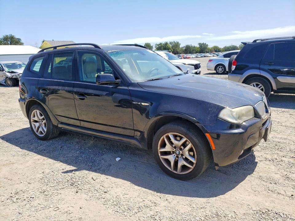 2007 BMW X3 VIN WBXPC934X7WF25945 COPART salvage auction — NORMAL WEAR, CA - DIS/DLR/EXP ONLY CLEAN TITLE (P), sold $725 on 2026-07-09 (photo 4)